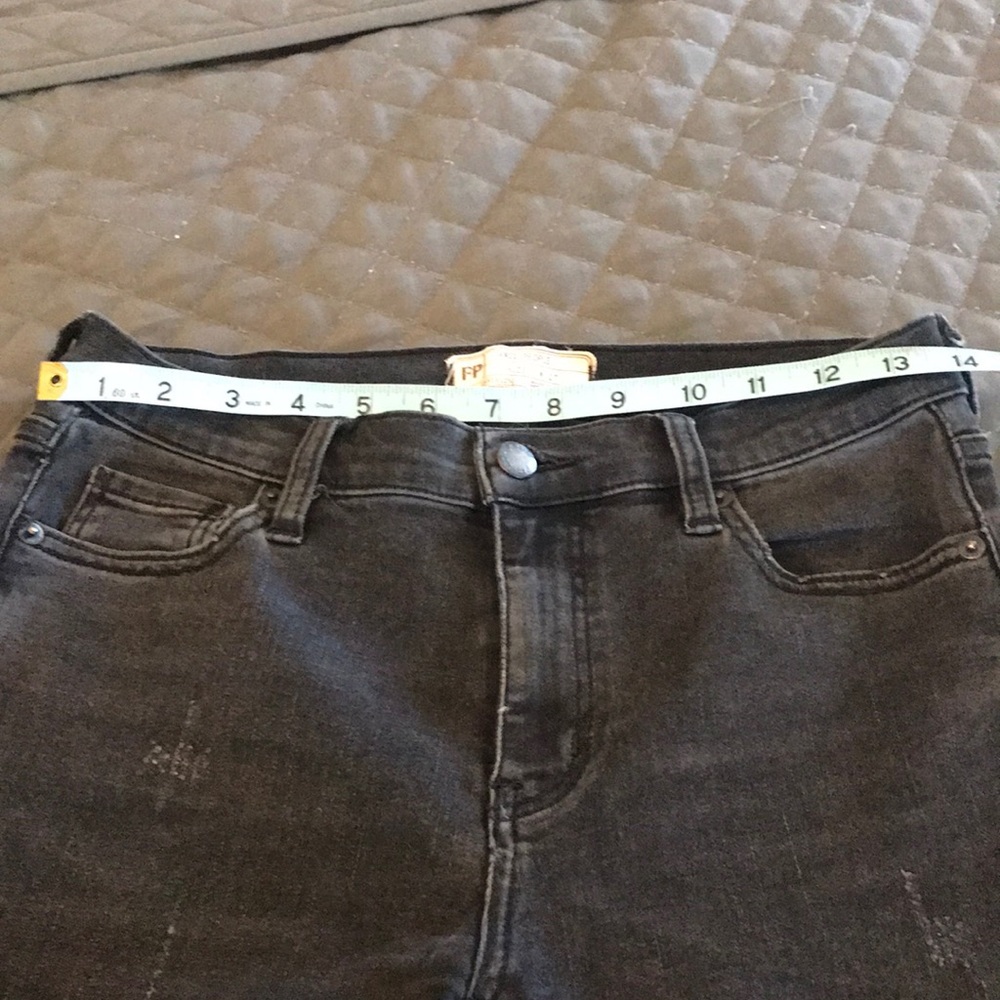 Free People skinny jeans.